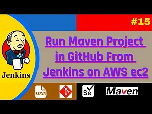 How to Run Maven project in GitHub from Jenkins on AWS ec2 | AWS EC2 + Java + Maven + Git + Jenkins