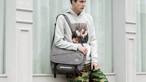 OIWAS Messenger Bag for Men, 15.6 Inch Laptop Crossbody Bags Women Casual Satchel Shoulder Bag College Travel Office Briefcase