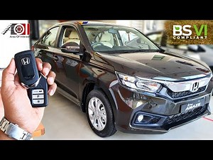 2020 Honda Amaze BS6 CVT Automatic | On Road Price List | Mileage | Features | Specs