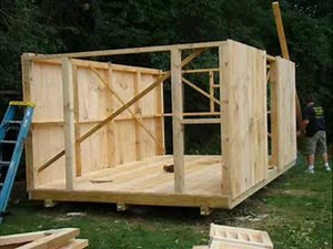 Building a shed in under 2 min!