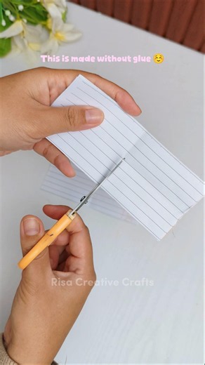 DIY Notebook without glue📔 #papercraft