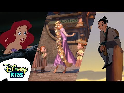 Princess Resolutions with Mulan, Moana, Rapunzel, and More! 🏹 🌸 👩 |Disney Princesses👑 ‪@disneykids‬