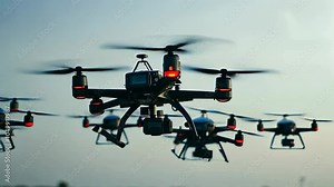 Drone technology advancing in aerial formations for modern applications and innovation trends