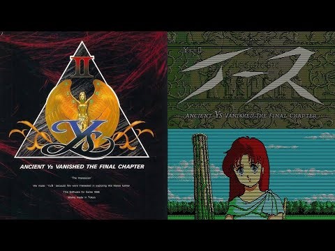 PC-9801, RPG, 이스 2(Ys Ⅱ), Falcom, 1988, 1일차, 란스마을, 폐허, 폐광, 성전, 놀티아 빙벽, 용암지대, 용암마을
