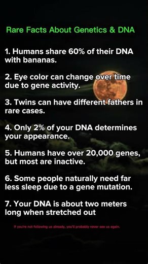 Rare Facts About Genetics & DNA