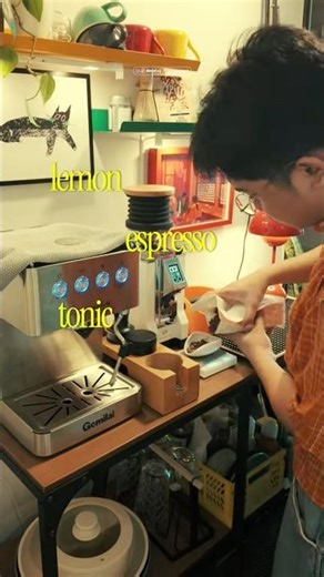 Lemon Espresso Tonic