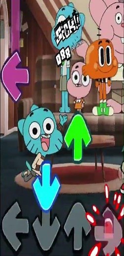FNF: vs gumball v1 | Gumball (Hard Mod) Friday Night Funkin'🎶#Shorts