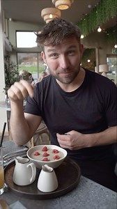 POV: Your boyfriend wont let you enjoy breakfast in your fancy holiday getaway in peace 😅 I love a bowl of porridge, and fairly enjoyed the novel recipe they used at @laggan_life . The chef cooks the oats up not with water, nor with milk, but with oat milk. The result is a seriously creamy and smooth bowl of oats, perfect for a winter morning in the bonnie south west. After this we went out exploring Galloway, up the hills and even into the sea 🥶 I’ll post more about that later Thanks to Lagan
