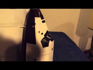 1/72 Moonraker shuttle model built from Monogram space shuttle kit