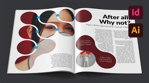 如何制作这个有趣的圆形布局 |InDesign 版面, Episode 16（ LYH Studio）