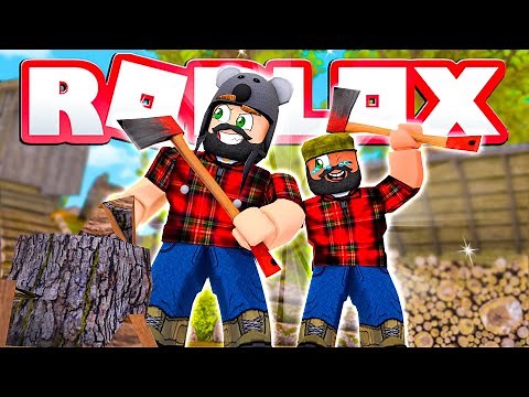 VIRAMOS LENHADORES NO ROBLOX TIMBER - Brancoala Games