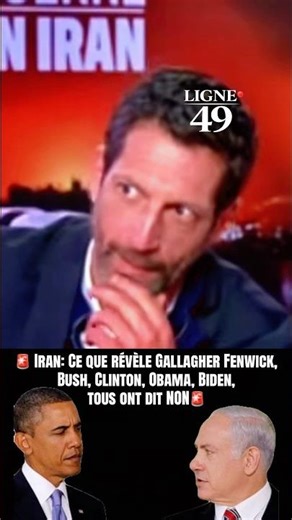 🚨 Iran: What Gallagher reveals: Fenwick, Bush, Clinton, Obama, Biden, all said NO 🚨