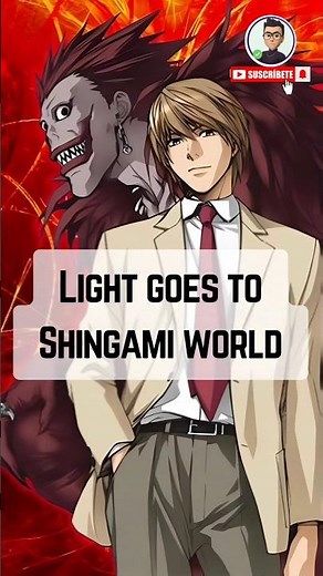 Light Goes to Shinigami World 😱#anime #deathnote