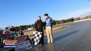Nick Heywood Victory Lane interview after winning Sunday's $2,000 to win Sportsman Race! | Airborne Park Speedway