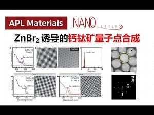 近似完美的钙钛矿量子点合成，使用ZnBr2!!【Nano Letters & APL Materials】