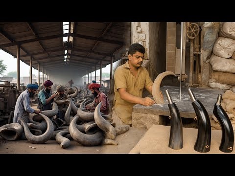 Amazing Traditional Whistle Making from Buffalo Horns | Incredible Handcrafted Process