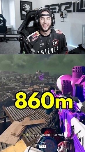 860 meter AX50 snipe 🤯 #warzone #rebirthisland #gaming #reels #COD #mw2 | Rexzilla