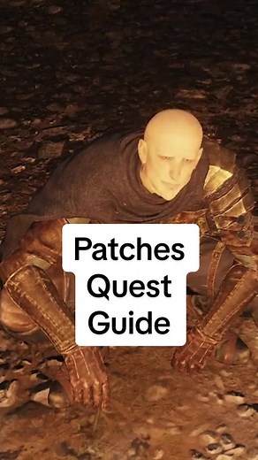 Patches quest guide plus how to unlock patches crouch. A quick and easy way for you to always remember how to do it everytime you start a new run. #eldenring #eldenringhype #eldenringgameplay #eldenringboss #eldenringlore #gaming #gamingontiktok #fromsoftware #soulsborne #darksouls #bloodborne