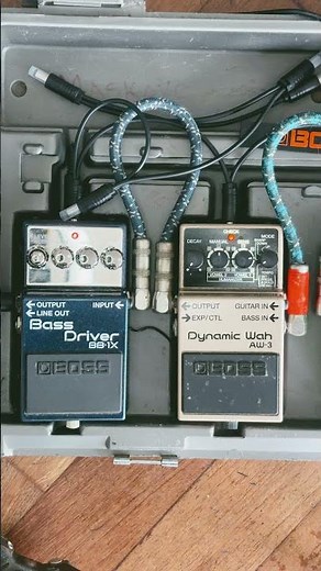 Pedal Boss Dynamic Wah #aw3 + Bass Driver #bb1w