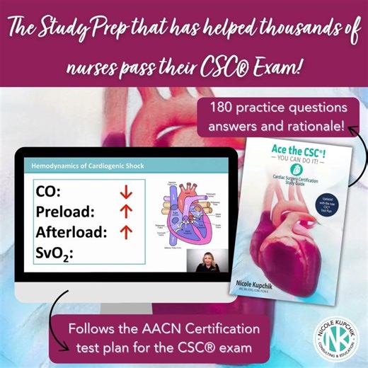 Cardiac Surgery Certification Exam Review | CSC Study | CSC review