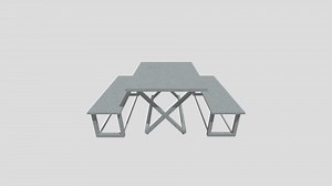 Cafeteria Table Scary Baboon - Download Free 3D model by ScaryBaboonRipper (@sbarchiver)