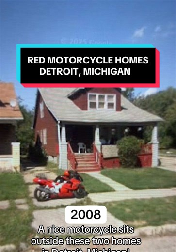 Where is the motorcycle now?🤔💔 #abandoned #abandonedplaces #mystery #detroit #thenandnow