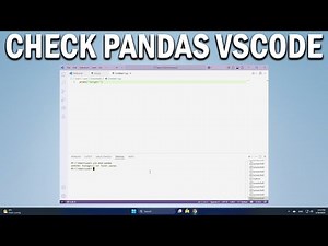 How To Check if Pandas is Installed in VS Code
