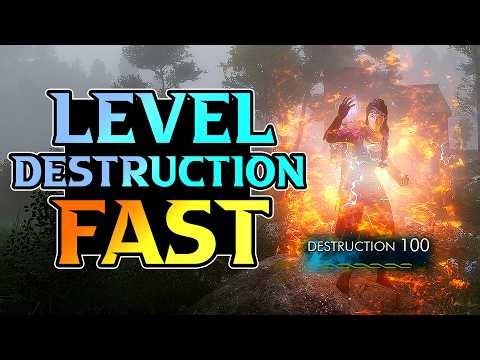 This Skyrim Destruction Leveling Method is TOO EASY