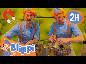 Blippi's Magnetic Innovation Creation 🧲 Blippi Educational Videos for Kids | After School Club