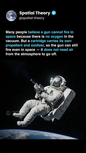 A Gun Can Actually Fire in Space