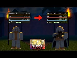 LVL1 Noob uses GUN ONLY! to Reach 2nd SEA in GRAND PIECE ONLINE