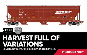 88 reactions · 7 comments | Preorder now: https://bit.ly/RivetCounterHO5188Preorder Our latest run of Rivet Counter HO Scale Gunderson 5188 Covered Hopper Cars includes a whole harvest of road number specific variations. After all, that’s what our Rivet Counter brand is all about! | ScaleTrains | Facebook