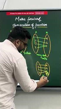 Classification of Functions in One Shot | The Easiest Way You'll Ever Learn Functions 🔥 #maths