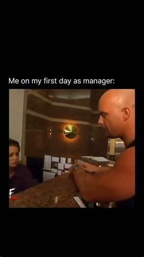 Me On My First Day As Manager #wwe #wweraw #wwesmackdown #shorts #foryou