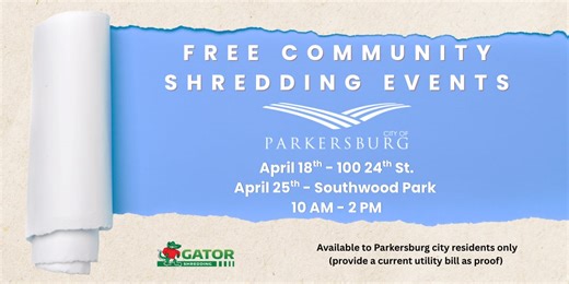 Parkersburg to host two free community shredding events for residents