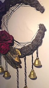 Bell Moon Wreath 14 In - Etsy UK