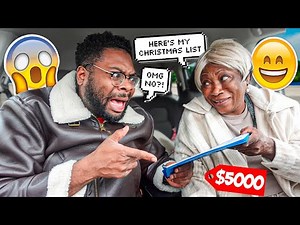 ASKING MY SON FOR THE MOST OUTRAGEOUS XMAS GIFTS PRANK! *HILARIOUS REACTION*