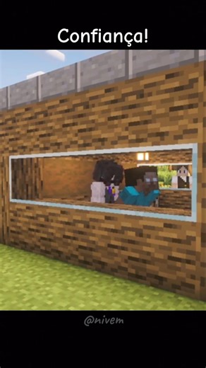 ISSO SIM É CONFIANÇA! #minecraft