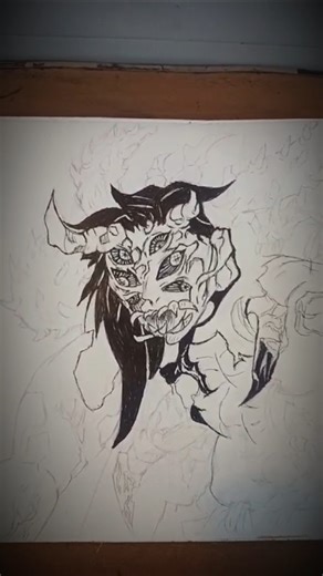 Kokushibo final form drawing #anime