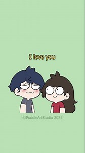 44K views · 329 reactions | Hello :D --- Check out our online store at https://puddleartstudio.com/en-myr/ For cute merch! --- © PuddleArtStudio 2025. All rights reserved. This video and its contents are protected by copyright law. Unauthorized reproduction, distribution, or use of this content is prohibited --- #puddleart #puddleartstudio #couple | Puddleart studio | Facebook