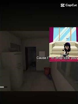 my gacha Club character played a scary game #edit #scary