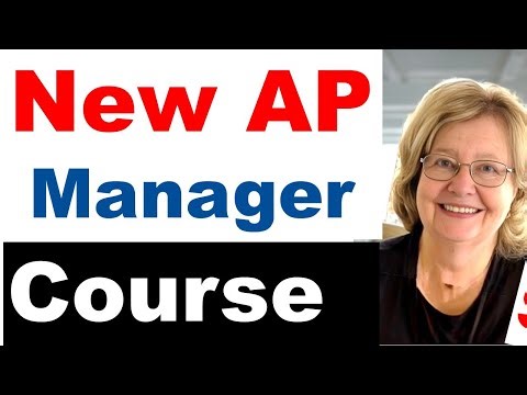 Accounts Payable Course for New Managers