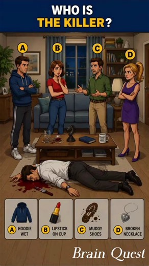 🔪 Who Is the Killer? 🕵️ Can You Solve It in 5 Seconds?#shorts #riddles #brainteaser #viral