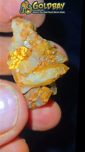 Crystallized Gold on a Quartz Crystal Cluster 😍