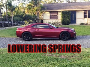10-15 Camaro Eibach Pro Kit Lowering Springs Review + Install