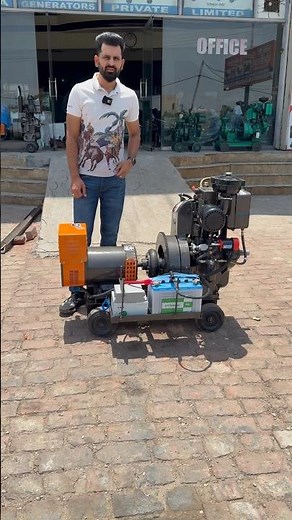 10kVA Full Automatic Open Generator | Chadha Sunil Brand Aircooled Engine ⚡#generator #shorts
