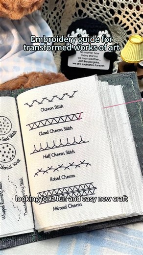 💕💕This is embrioidery book goes everywhere with me #embriodery #tiktokmademebuyit #diyproject #beginnerfriendly #crafttok