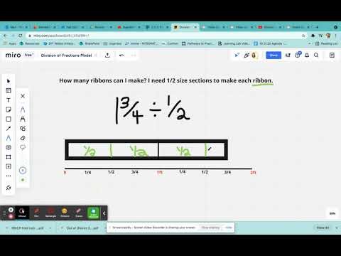 Division of Fractions: Making Ribbons (Measurement Model) FoM