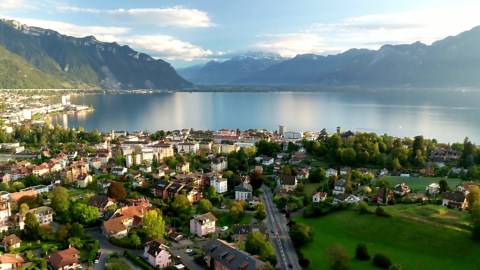 Discover Montreux: Drone Journey Over Swiss Alpine Beauty - Worldwide