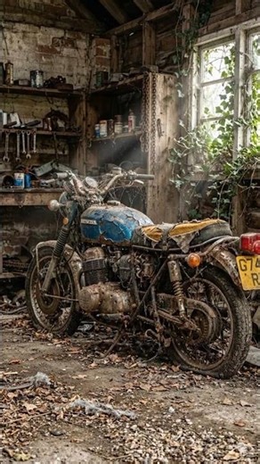 Abandoned Motorcycle Restoration | 40 Years of Rust Removed
